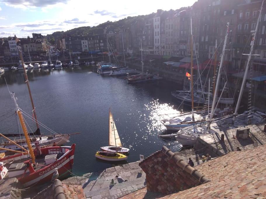 Cote Lavoir A Honfleur, Parking Prive, Ascenseur Luaran gambar
